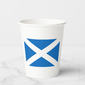 Flagge Schottlands - Bratach na h-Alba Pappbecher