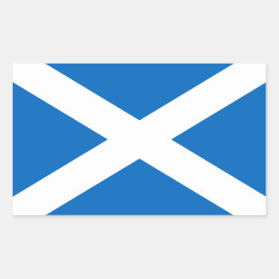 Flagge Schottlands - Bratach na h-Alba Rechteckiger Aufkleber