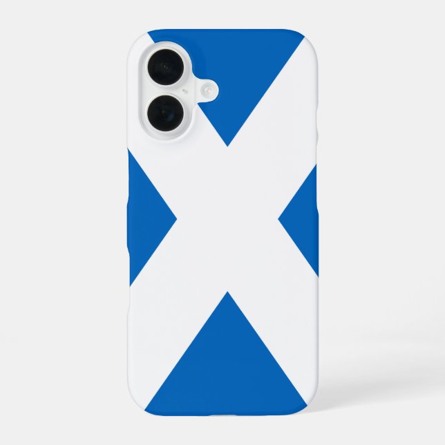 Flagge Schottlands iPhone 16 Hülle (Rückseite)