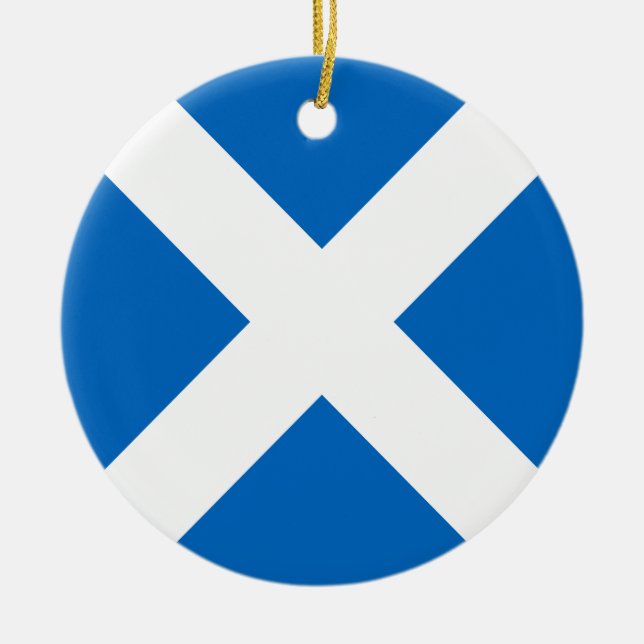 Flagge Schottlands Keramik Ornament (Vorne)