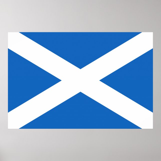 Flagge Schottlands Poster (Vorne)