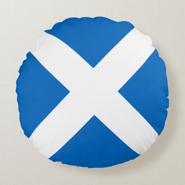 Flagge Schottlands Rundes Kissen (Vorderseite)
