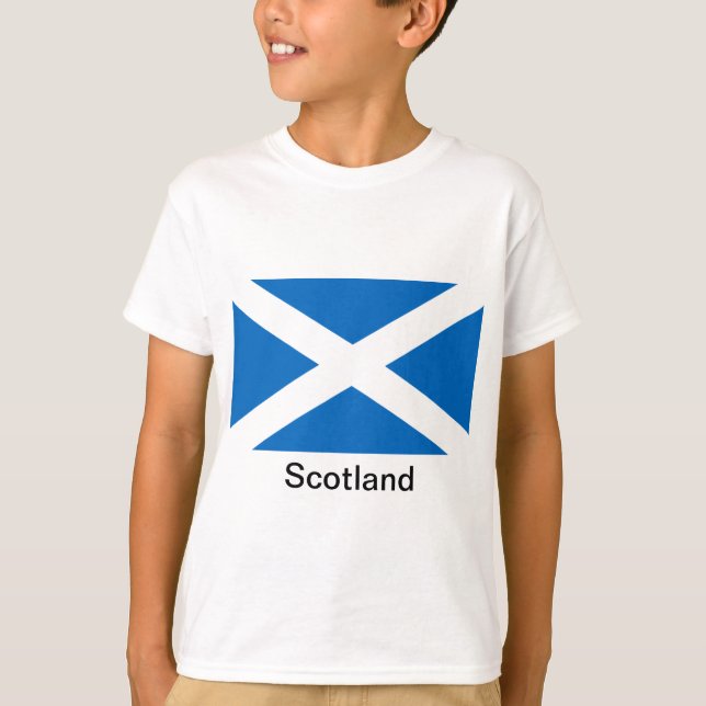 Flagge Schottlands T-Shirt (Vorderseite)