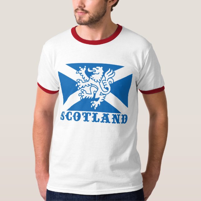 Flagge Schottlands T-Shirt (Vorderseite)