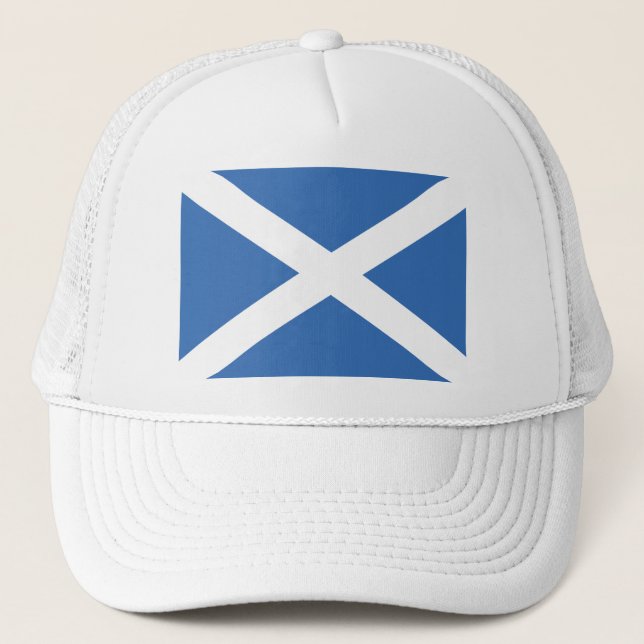 Flagge Schottlands Truckerkappe (Vorderseite)