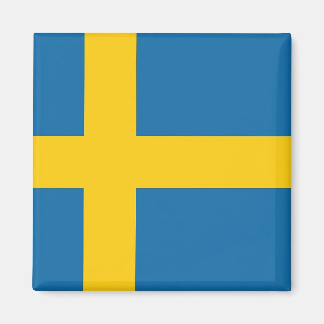Flagge Schweden Magnet (Vorne)