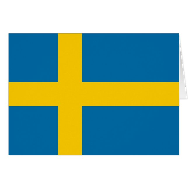 Flagge Schwedens (Vorderseite (Horizontal))