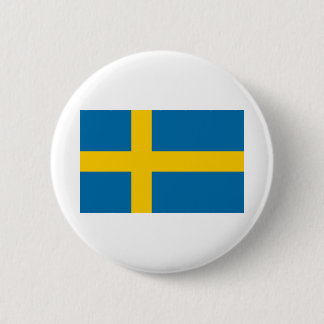 Flagge Schwedens Button
