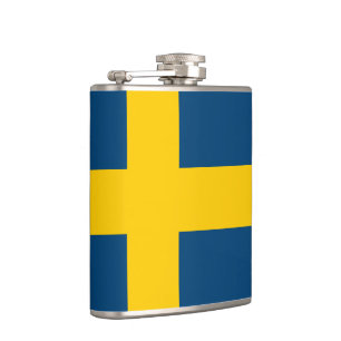 Flagge Schwedens Flachmann