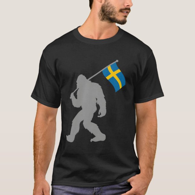 Flagge Schwedens oder Schwedens T-Shirt (Vorderseite)