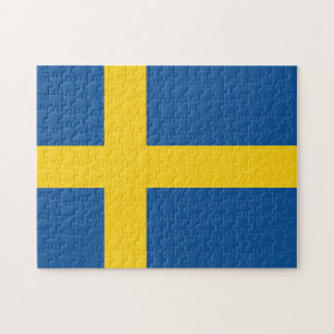 Flagge Schwedens Puzzle