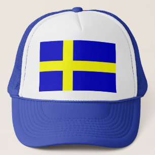 Flagge Schwedens Truckerkappe