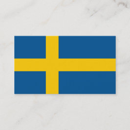 Flagge Schwedens Visitenkarten Visitenkarte