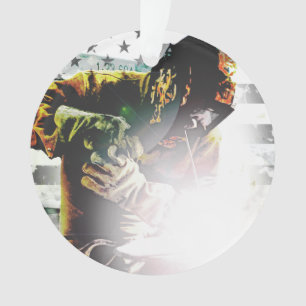 Flagge-Schweißer Ornament