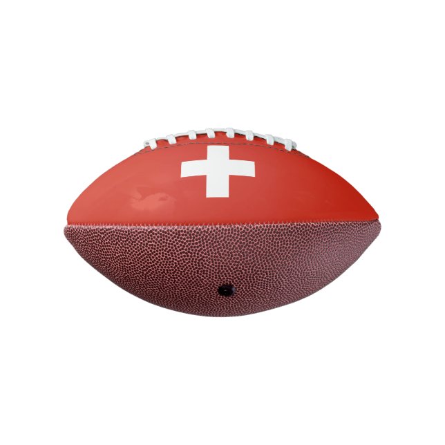 Flagge Schweiz Mini Football (Gedreht 270)