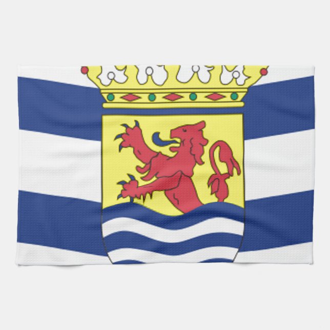 Flagge Seelands Geschirrtuch (Horizontal)