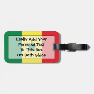 Flagge Senegal einfacher Identifikation persönlich Gepäckanhänger