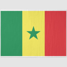 Flagge Senegals Seidenpapier