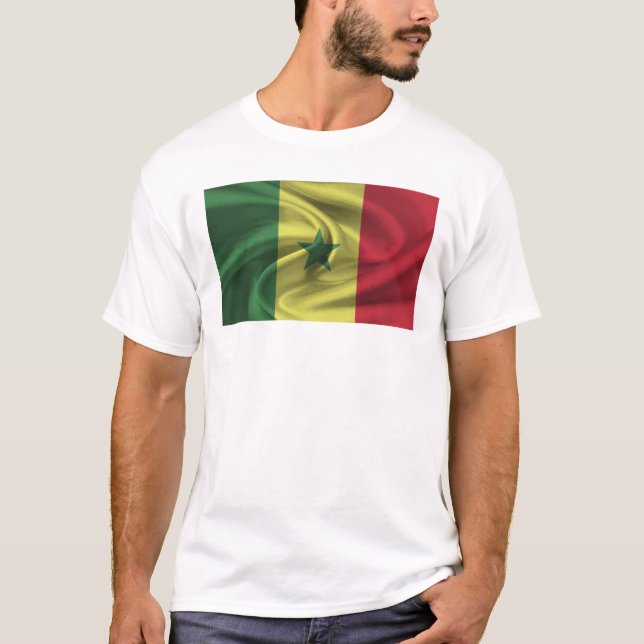 Flagge Senegals T-Shirt (Vorderseite)