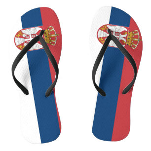 Flagge Serbien Flip Flops