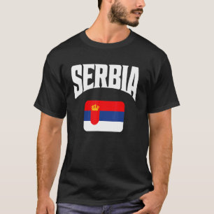 Flagge Serbien T-Shirt