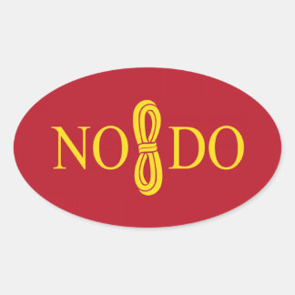 Flagge Sevilla (Spanien) Ovaler Aufkleber