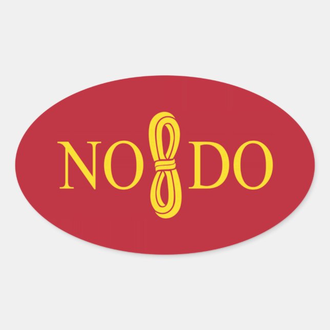 Flagge Sevilla (Spanien) Ovaler Aufkleber (Vorderseite)