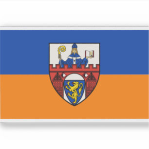 Flagge Siegens, Deutschland Aufkleber