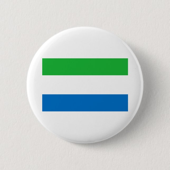 Flagge Sierra Leones Button (Vorderseite)