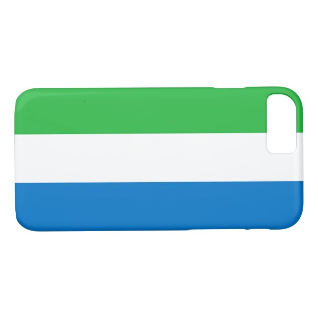 Flagge Sierra Leones Case-Mate iPhone Hülle (Rückseite (Horizontal))