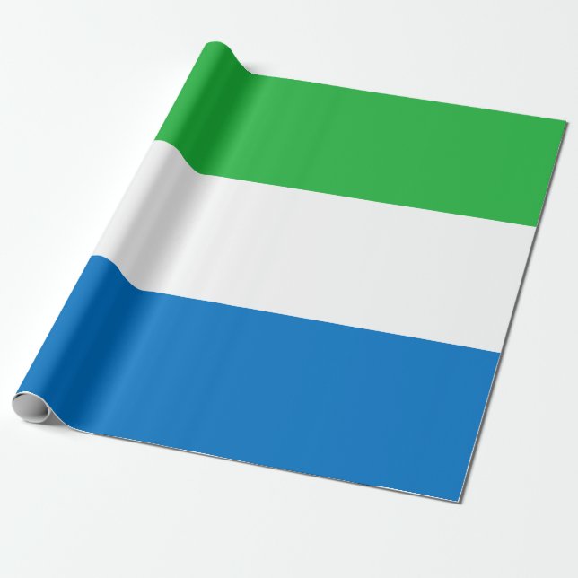 Flagge Sierra Leones Geschenkpapier (Ungerollt)