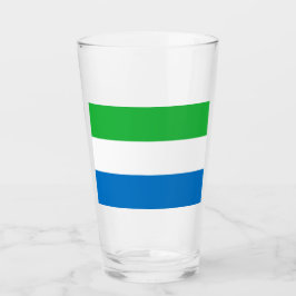 Flagge Sierra Leones Glas