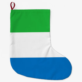 Flagge Sierra Leones Großer Weihnachtsstrumpf