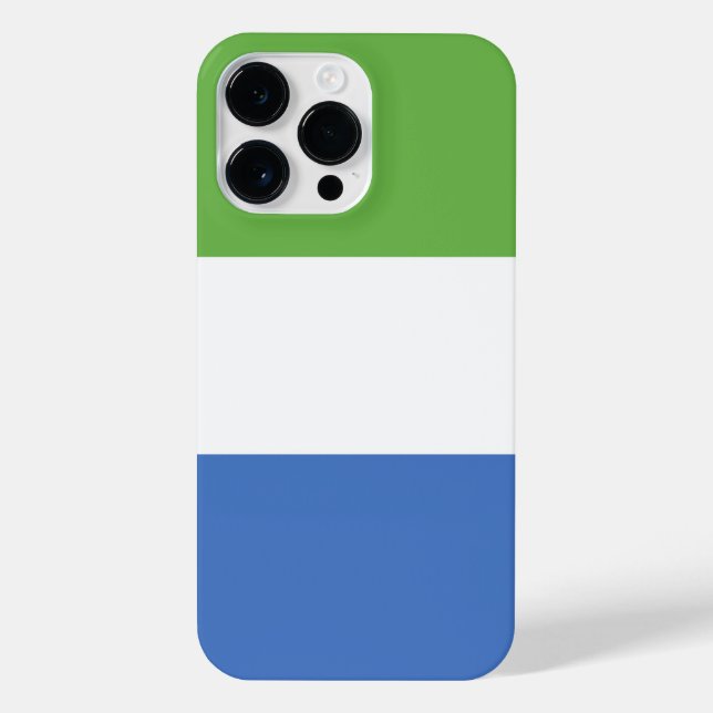 Flagge Sierra Leones iPhone Hülle (Rückseite)