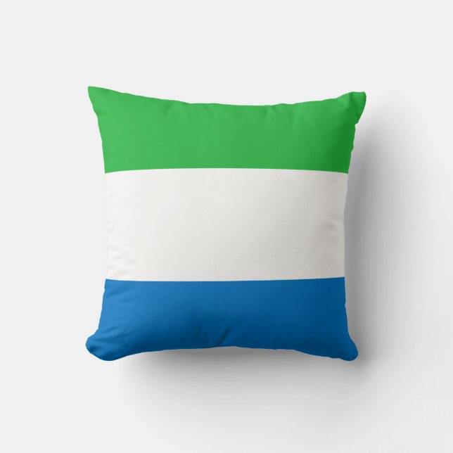 Flagge Sierra Leones Kissen (Vorderseite)