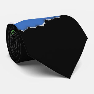 Flagge Sierra Leones Krawatte