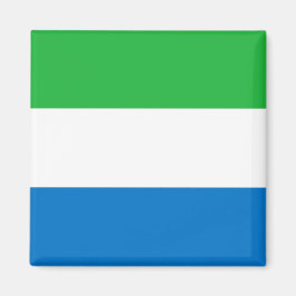 Flagge Sierra Leones Magnet