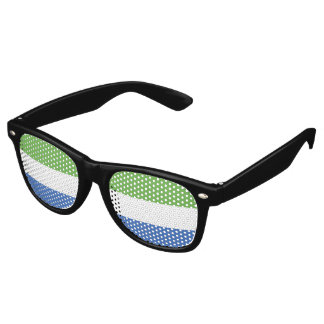 Flagge Sierra Leones Partybrille