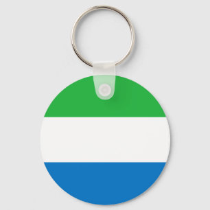 Flagge Sierra Leones Schlüsselanhänger