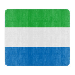 Flagge Sierra Leones Schneidebrett