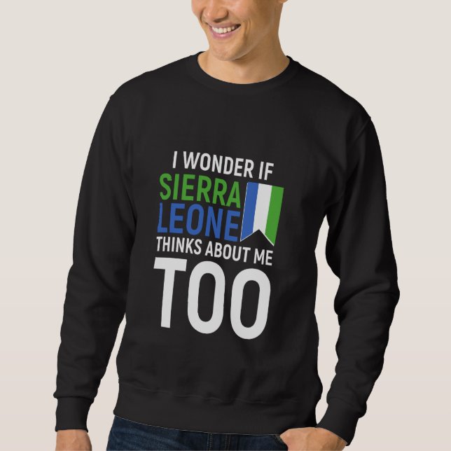 Flagge Sierra Leones Sweatshirt (Vorderseite)