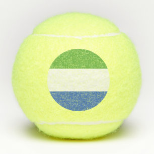 Flagge Sierra Leones Tennisbälle