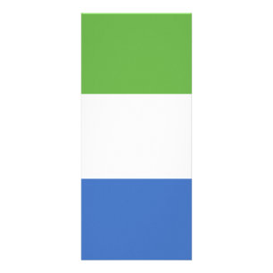 Flagge Sierra Leones Werbekarte