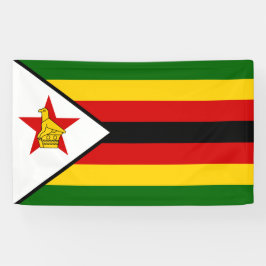 Flagge Simbabwes Banner