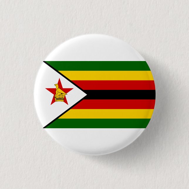 Flagge Simbabwes, Flagge Simbabwes Button (Vorderseite)