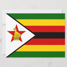 Flagge Simbabwes Karte