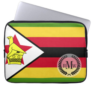 Flagge Simbabwes Laptopschutzhülle