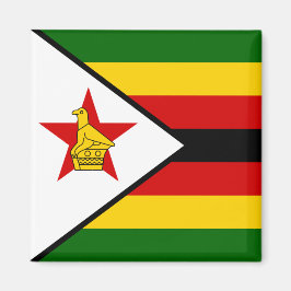 Flagge Simbabwes Magnet