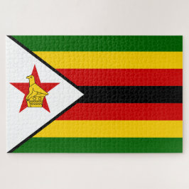Flagge Simbabwes Puzzle