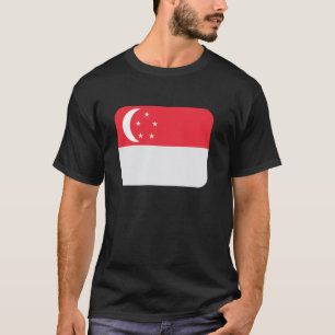 Flagge Singapur T-Shirt